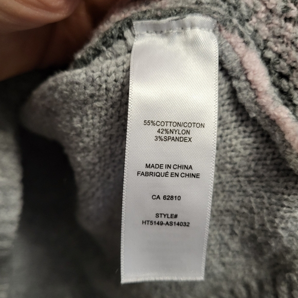 Pink & Gray Leapord Print Sweater - Picture 3 of 3